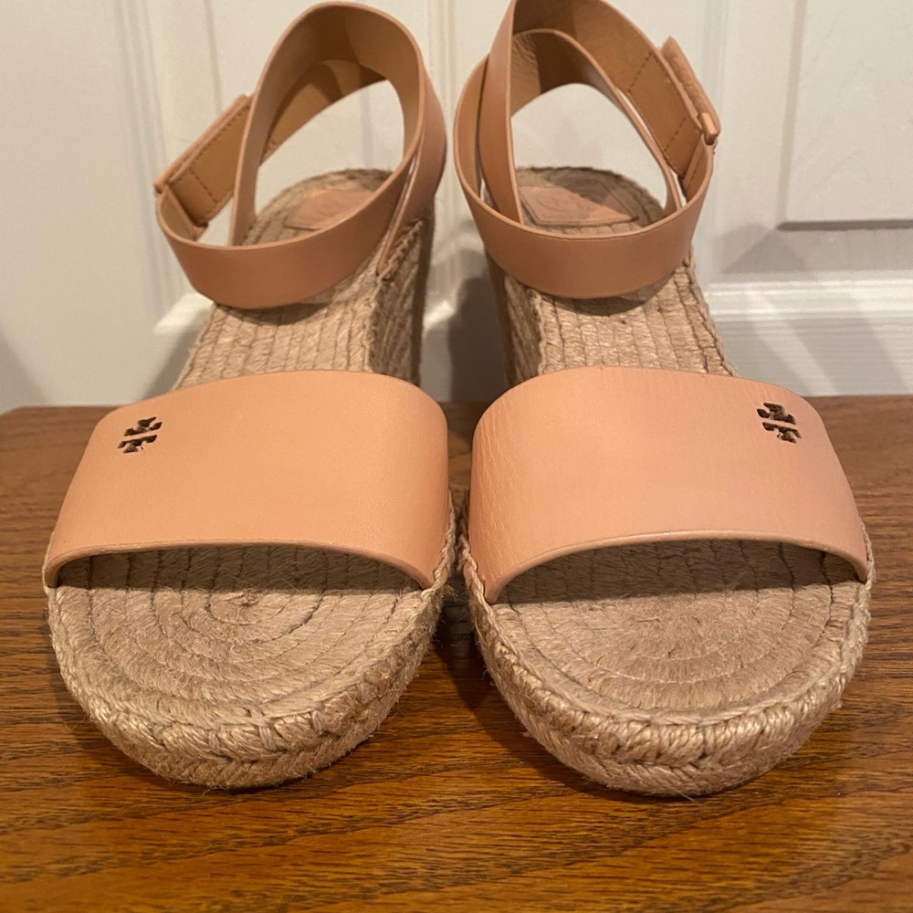Tory Burch Espadrille Wedge Sandal - Picture 8 of 10